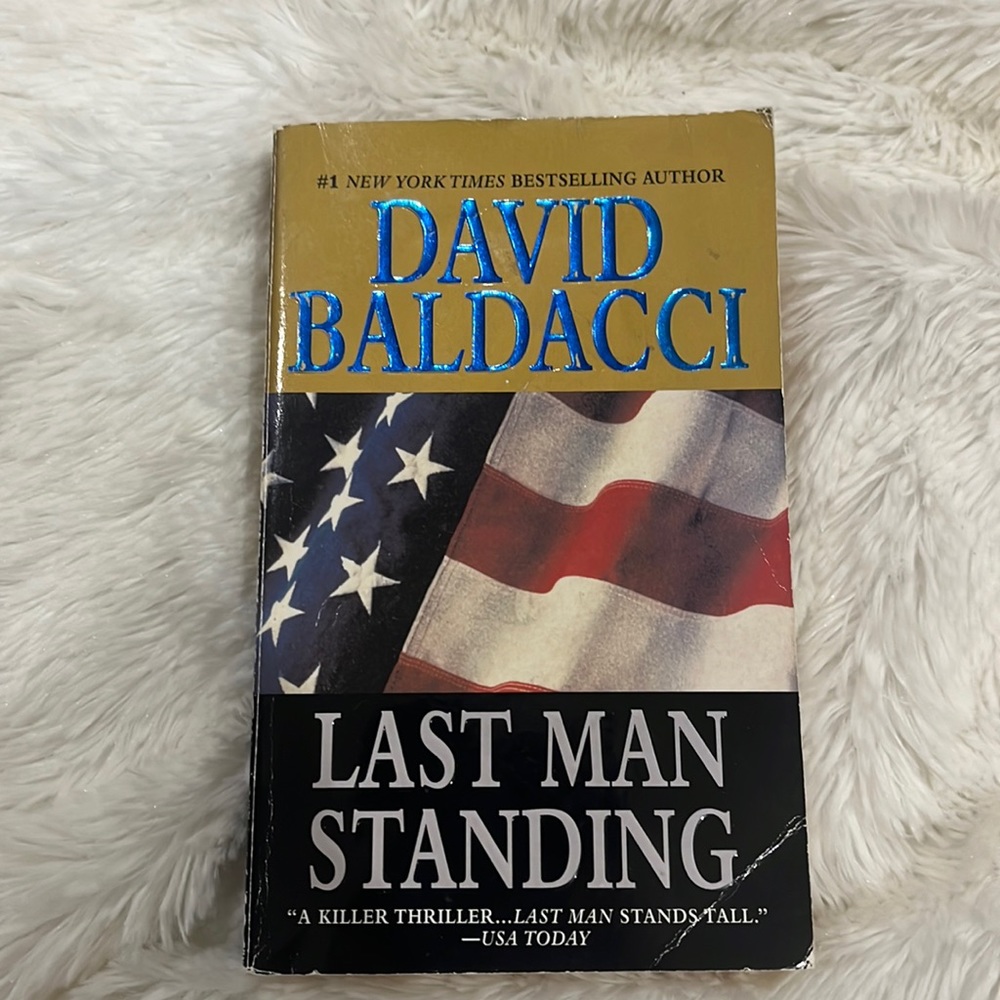 Last Man Standing - David Baldacci- Novel Book - Used
